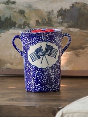 Scentsy 🇺🇸 OLD GLORY Warmer Ceramic wax melts Patriotic  Americana 🇺🇸